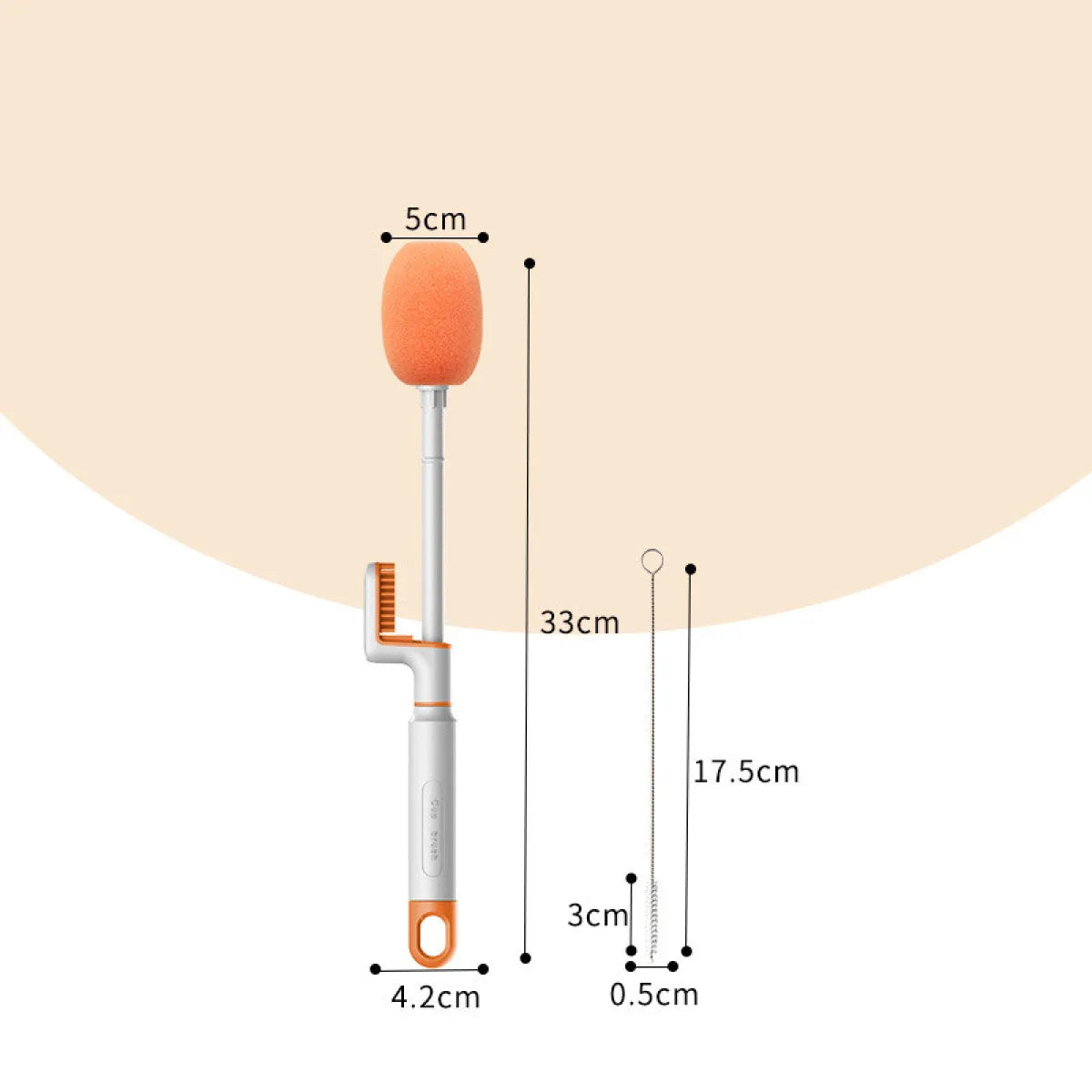 Long Handle Cup Bottle Brush